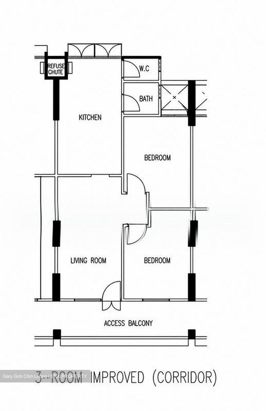 Blk 271 Queen Street (Central Area), HDB 3 Rooms #575491331